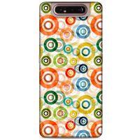 Samsung Galaxy A80 Kılıf Pastel Renkler (32) Soft Silikon Kılıf Turunu Sarı