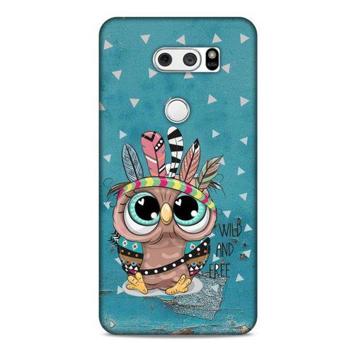 Animax Mavi Kızılderili Baykuş LG K50S Kılıf Desenli Silikon