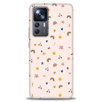 Xiaomi Mi 12T Pro Kılıf HD Baskılı Kılıf - Kiraz ve Gökkuşağı + Tam Ekran Koruyucu