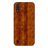 Mermer Desenli (38) Tema Neo Hybrid Kılıf Kehribar Samsung Galaxy A01 Kılıf