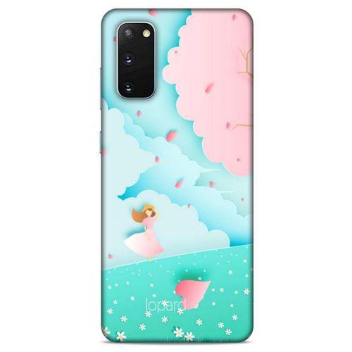 Samsung Galaxy S20 Kılıf Pastel Renkler (45) Liquid Air Kılıf Mavi Toz Pembe