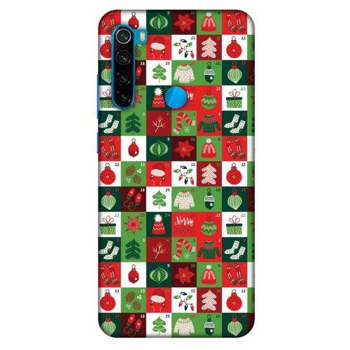 Yılbaşı Süsleri 07 Xiaomi Redmi Note 8 Kılıf Silikon Kapak