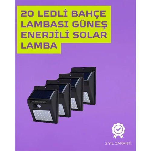 Güneş Enerjili Akıllı Duvar Lambası | Pır Sensörlü, Otomatik Aydınlatma, Dış Mekan İçin