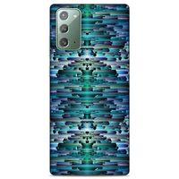 Lopard Samsung Galaxy Note 20 Uyumlu Kılıf PiXel (20) Koruyucu Kılıf Mavi