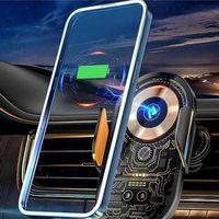 Araç İçi Kablosuz Şarjlı Telefon Tutucu