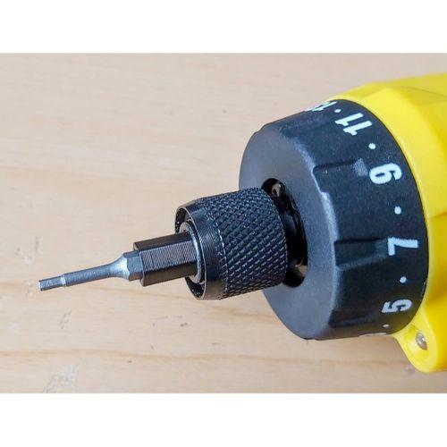 Bir elektronik tornavida için 1 4 inç (6,35 mm) ila 4 mm bit adaptör - 5134066