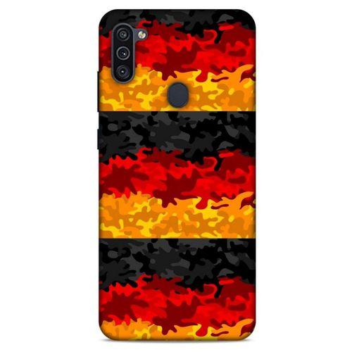 Samsung Galaxy M11 Kılıf Almanya (11) Tam Koruma Bayrak