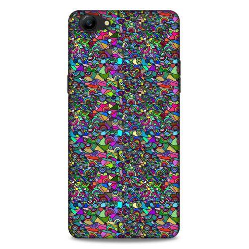 Lopard Oppo A79 Uyumlu Kılıf Soyut Sanat (31) Baskılı TPU Kılıf