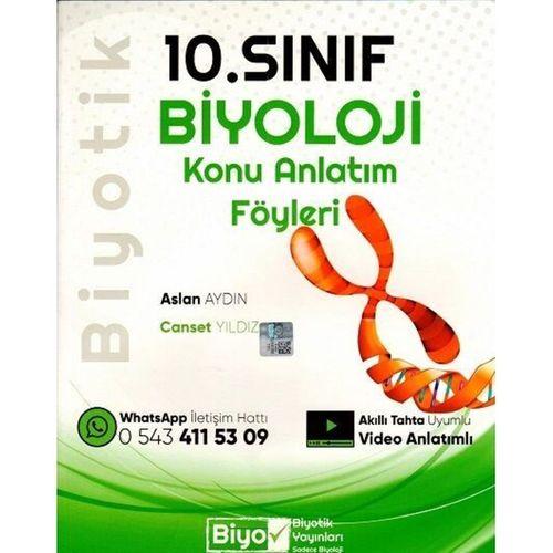 10. Sınıf Biyoloji Konu Anlatım Föyleri Biyotik Yayınları