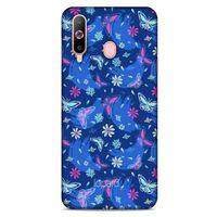 Samsung Galaxy A60 Kılıf Kelebek Etkisi (19) Kılıfları Karışık Renkli
