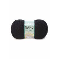 1 Adet Vizon Premium Akrilik El Örgü İpi Yünü Renk No:217 Siyah