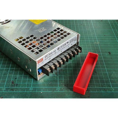 Mean Well SE-450 Güç Kaynağı Parmak Koruyucu 3D Baskı (Bu ürün Sadece Plastik parçadır - Almadan Önce Soru Sorabilirsiniz)