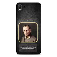 LG K20 2019 Kılıf Atatürk (3) Kapak Antrasit