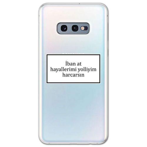 Galaxy S10e Kılıf HD Yazı Baskılı Silikon Arka Kapak - Yazı 9