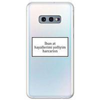 Galaxy S10e Kılıf HD Yazı Baskılı Silikon Arka Kapak - Yazı 9