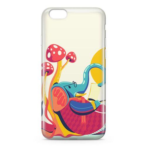 Apple iPhone 6 6s Kılıf Entel Fil Arka Kapak Koruma Desenli Full Koruyucu