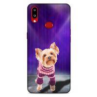 Samsung Galaxy A10s Kılıf Köpek Kıyafetleri (13) Silikon Kap Yorkshire Terrier Kazak
