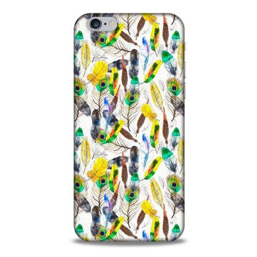 Apple Iphone 6S Kılıf Desenli Özel Seri Tüyler (5) Koruma Kabı