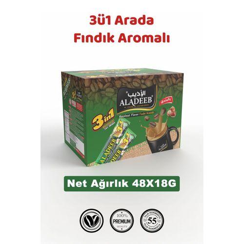 3’ü 1 Arada Fındık Aromalı Hazır Kahve 48’li x 18 g