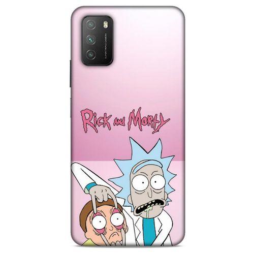 Xiaomi Poco M3 Uyumlu Kılıf Rick And Morty (14) Lansman Kılıf Scary Terry
