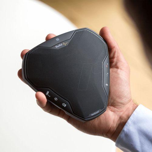KONFTEL EGO, Siyah, 1000mAh Batarya, BT/USB/AUX/LED, Masaüstü, Mikrofon, Hoparlör