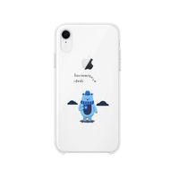 iPhone Xr İncinmişsin Dedi Desenli Premium Şeffaf Silikon Kılıf