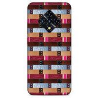 Lopard İnfinix Zero 8 Uyumlu Kılıf Patchwork (45) Back Cover