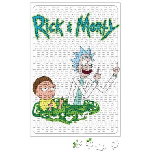 Cartoon Rick e Morty Puzzle 240 Parça Yapboz
