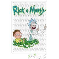 Cartoon Rick e Morty Puzzle 240 Parça Yapboz