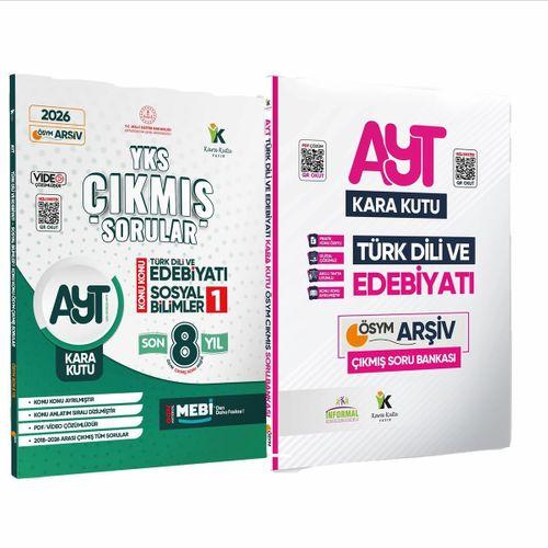 2026 AYT Türk Dili ve Edebiyatı Son 8 Yıl ve Edebiyatın Kara Kutusu ÖSYM Çıkmış Soru Bankası 2li Set