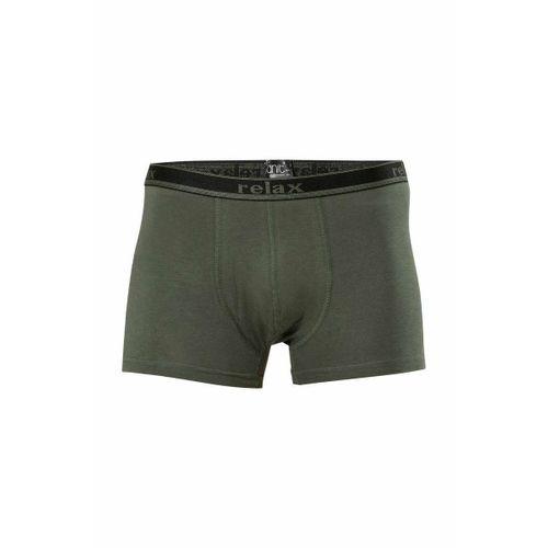 Relax Pamuklu Esnek Erkek Boxer Haki - 1268A