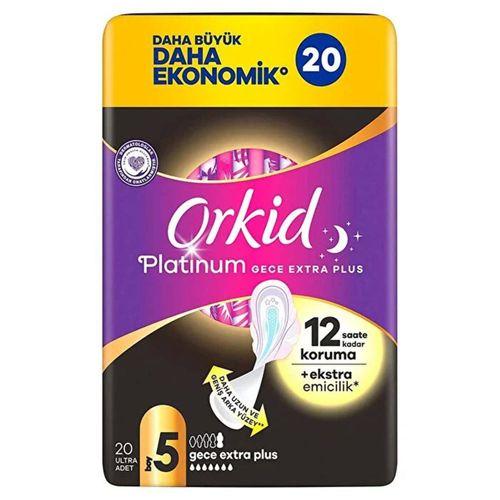 Eğitici Çocuk Orkid Ultra Platinum Gece Ekstre Plus Ped 20'Li