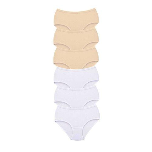 6 Adet Tutku Kadın Yüksek Bel Bato Kalın Lastik Külot S9