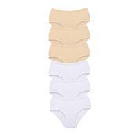 6 Adet Tutku Kadın Yüksek Bel Bato Kalın Lastik Külot S9