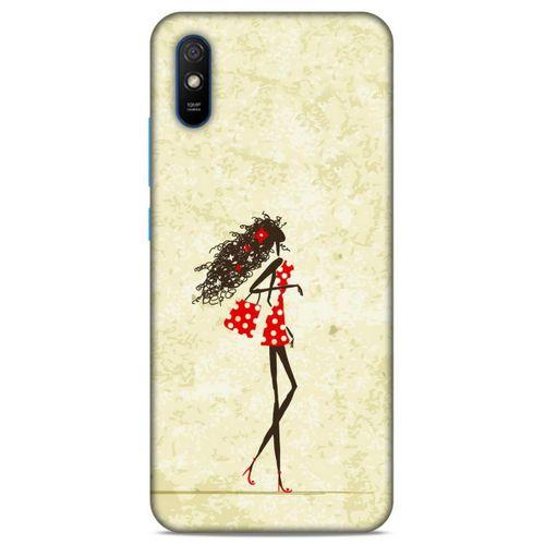 Lopard Xiaomi Redmi 9A Uyumlu Kılıf Sürreal Yüzler ♀ (38) Neo Hybrid Kılıf Desenli