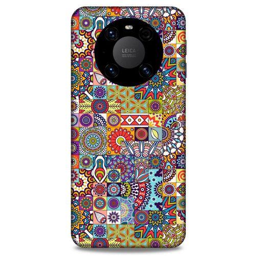 Lopard Huawei Mate 40 Pro Uyumlu Kılıf Ethnic Culture (25) Antişok Kapak
