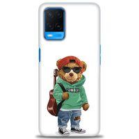Oppo A54 Kılıf HD Baskılı Kılıf - Teddy Bear + Tam Ekran Koruyucu