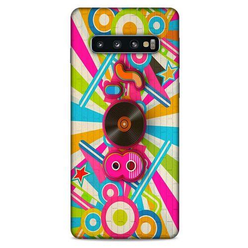Retro (46) Desen Core Armor Kılıf Renkli Samsung Galaxy S10 Kılıf