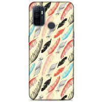 Huawei P40 Kılıf Desenli Özel Seri Tüyler (48) Bumper Kılıf