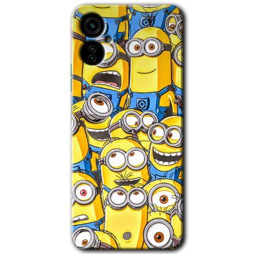 Tecno Spark 9 Pro Kılıf HD Desen Baskılı Arka Kapak - Minion Ordusu