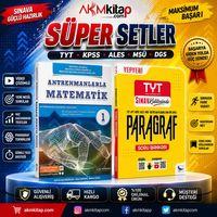 Antremanlarla Matematik 1 ve Sınav Yayınları Paragraf Soru Bankası 2 Kitap Set