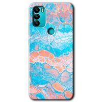 MRCİLETİSİM General Mobile GM 21 Plus Kılıf HD Desen Baskılı Arka Kapak + Temperli Cam - Bubbles 1