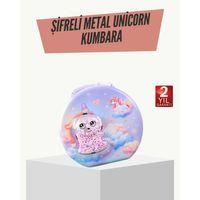 Eğitici Şifreli Çocuk Para Kasası Dayanıklı Metal