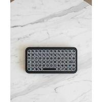 Siyah Kablosuz Mini Rgb Işıklı Klavye Bluetooth 5.2 İnce Tasarım