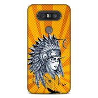 Lopard LG K41S - K51S Uyumlu Kılıf Tattoo's (45) Liquid Air Kılıf Kızılderili Dövmesi