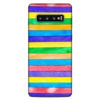 Lopard Samsung Galaxy S10 Uyumlu Kılıf Wood'X (22) Tam Koruma Kılıfı Desenli
