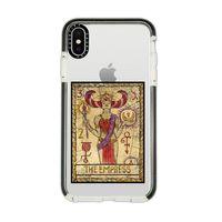 iPhone X Casetify The Empress Desenli Anti Shock Premium Silikonlu Siyah Kenar Detaylı Telefon Kılıf