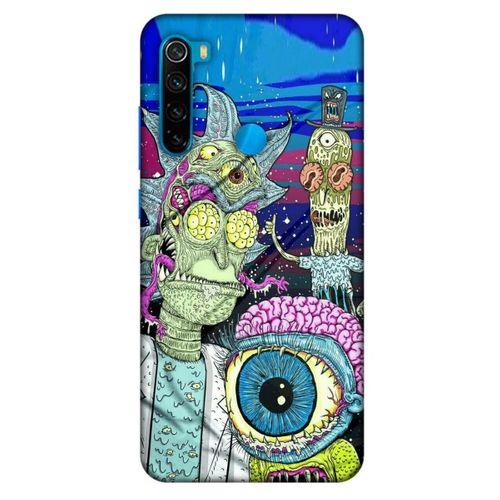Xiaomi Redmi Note 8 Uyumlu Kılıf Rick And Morty (28) Arka Kapak Dimensional