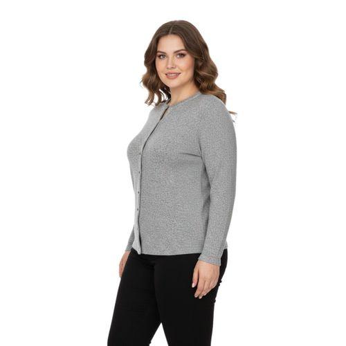 Kadın Yumoş Düğmeli Modelli Bluz BGL-ST05136