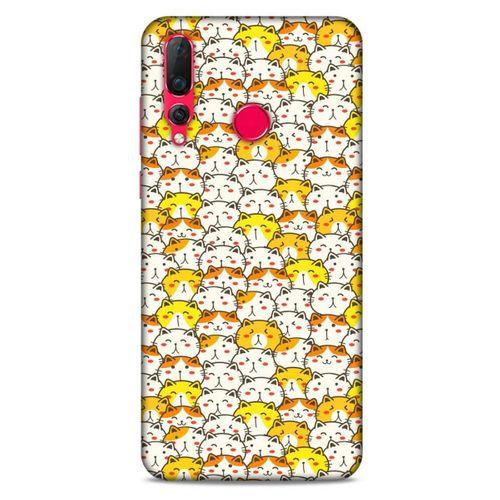 Lopard Huawei P Smart Z Uyumlu Kılıf Kediler (28) Arka Kapak Tombul Kedi